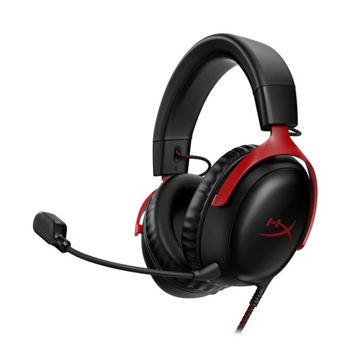 Hyperx cloud iii black - black, red