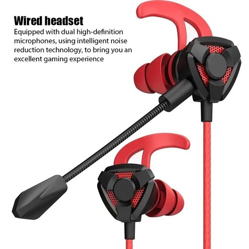Wired gaming headset earphones - wired,