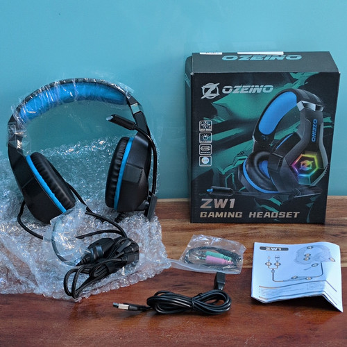 Ozeino zw1 gaming headset - gaming,