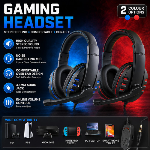 Gaming headset with microphone - headset,